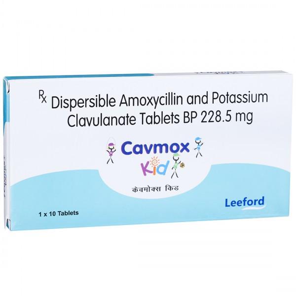 Cavmox Kid 228.5 mg Tablet (10 Tab)