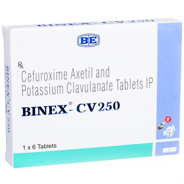 Binex CV 250 mg Tablet (6 Tab)