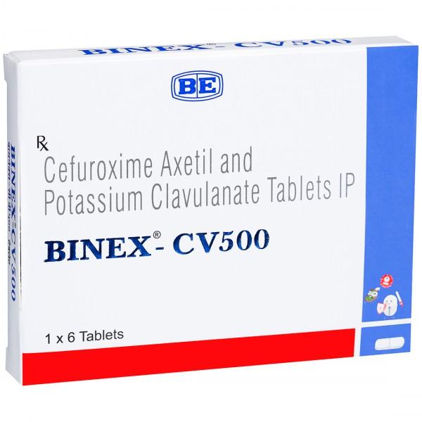 Binex CV 500 mg Tablet (6 Tab)