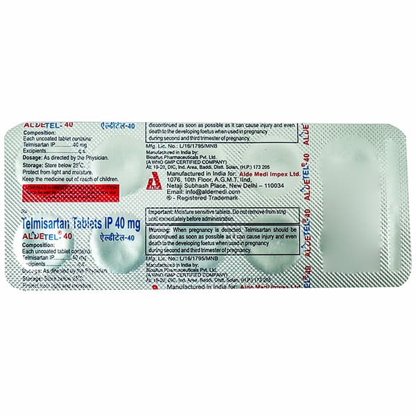Aldetel 40 mg Tablet (10 Tab)