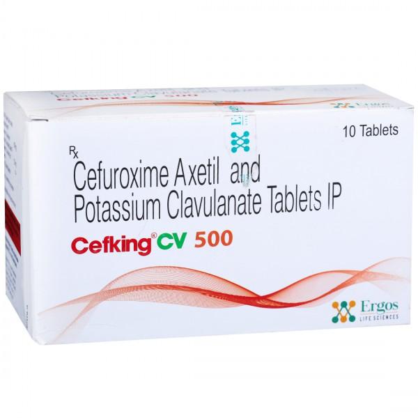 Cefking CV 500 mg Tablet (10 Tab)