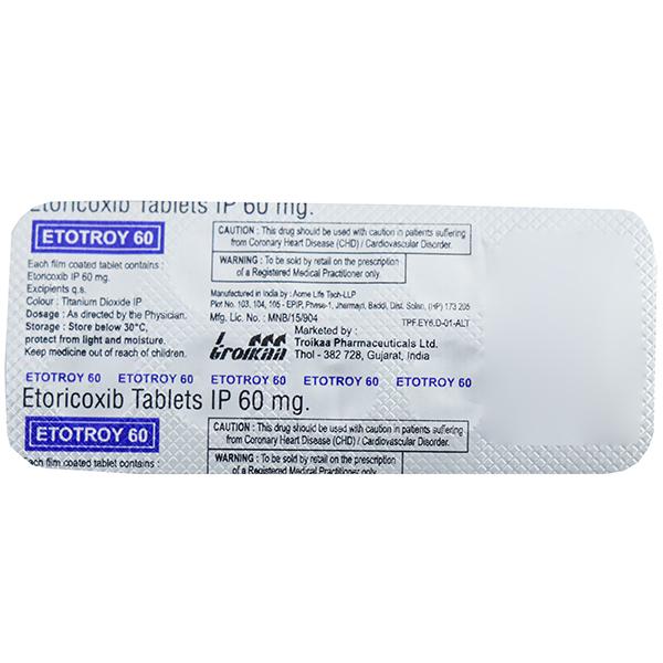 Etotroy 60 mg Tablet (10 Tab)