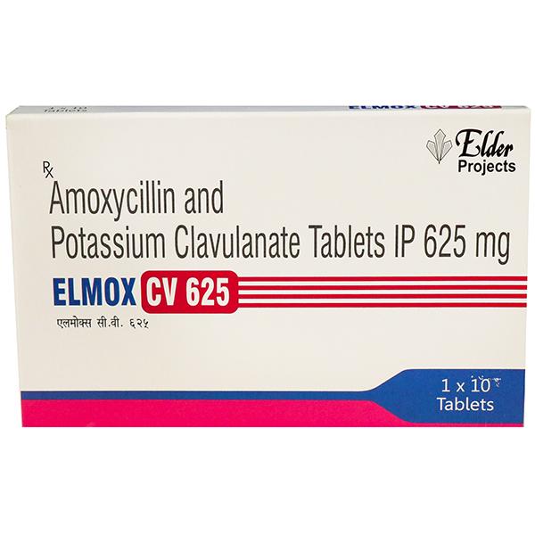 Elmox CV 625 mg Tablet (10 Tab)