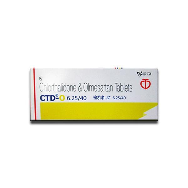 Ctd O 6.25/40 mg Tablet (10 Tab)