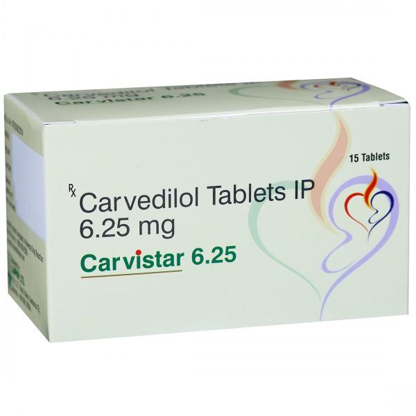 Carvistar 6.25 mg Tablet (15 Tab)
