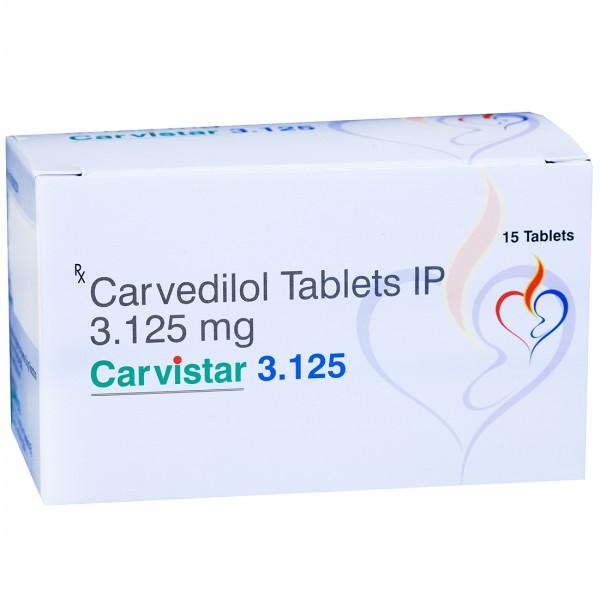 Carvistar 3.125 mg Tablet (15 Tab)