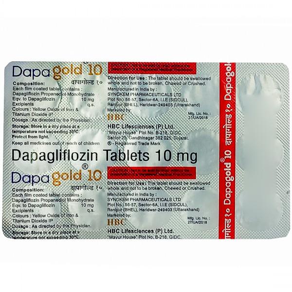 Dapagold 10 mg Tablet (15 Tab)