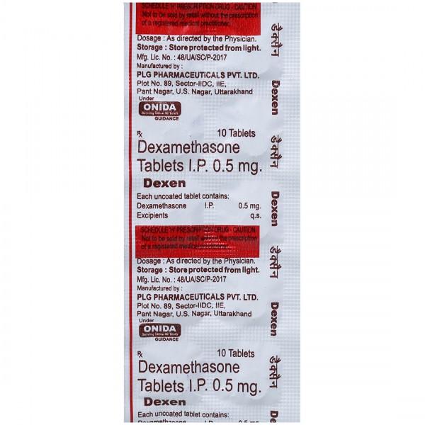 Dexen 0.5 mg Tablet (10 Tab)