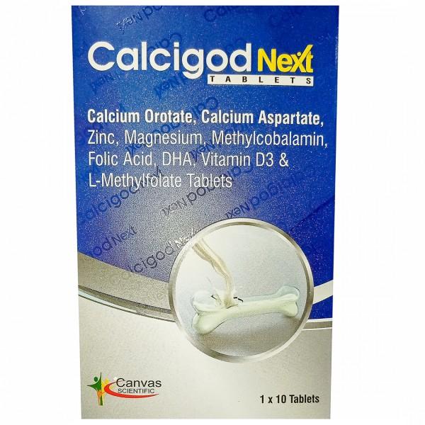Calcigod Next 10 Tablets