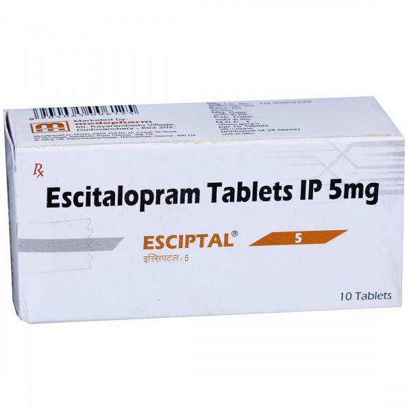 Esciptal 5 mg Tablet (10 Tab)