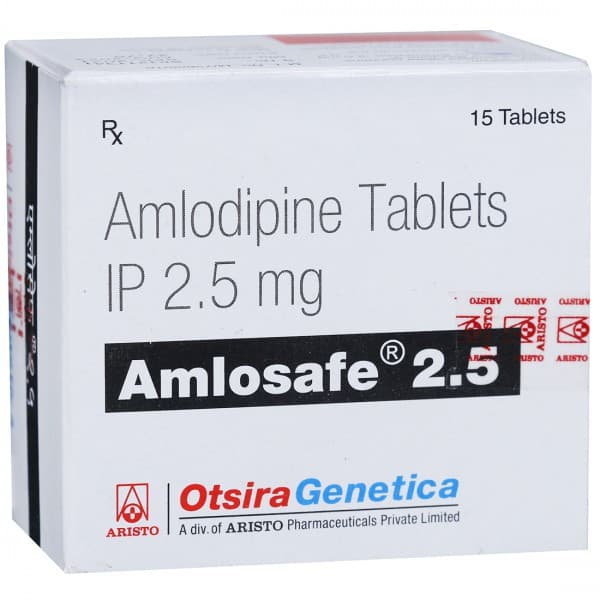 Amlosafe 2.5 mg Tablet (15 Tab)