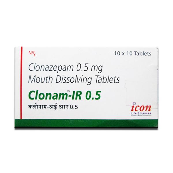 Clonam IR 0.5 mg Tablet (10 Tab)