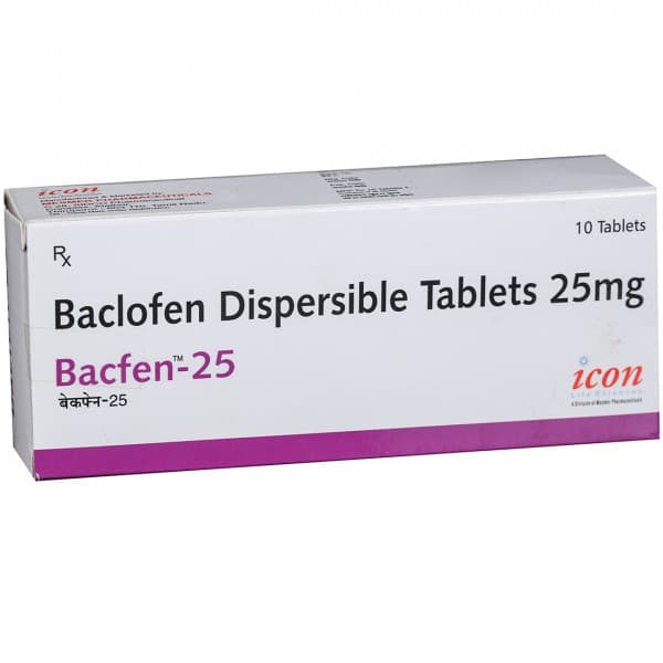 Bacfen 25 mg Tablet (10 Tab)