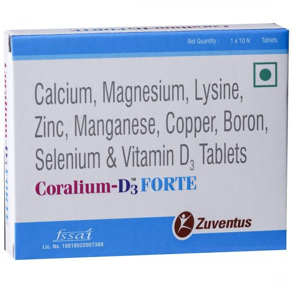 Coralium D3 Forte 10 Tablets