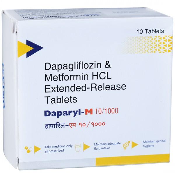 Daparyl M 10/1000 mg Tablet (10 Tab)