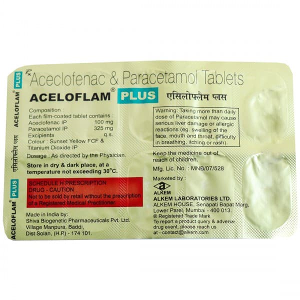 Aceloflam Plus Tablet (10 Tab)