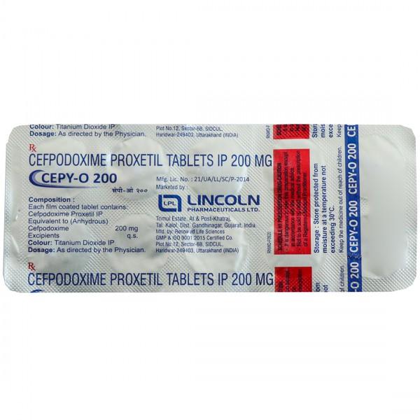 Cepy O 200 mg Tablet (10 Tab)