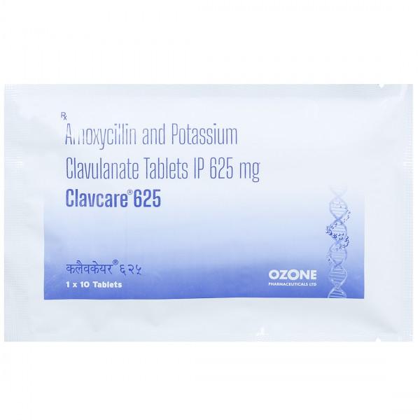 Clavcare 625 mg Tablet (10 Tab)