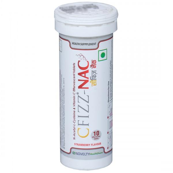 Cfizz Nac (Strawberry Flavour) 10 Effervescent Tablet