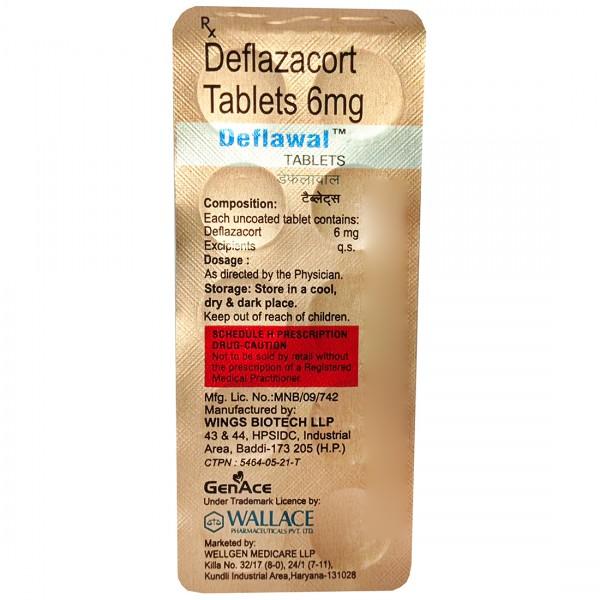 Deflawal 6 mg Tablet (10 Tab)