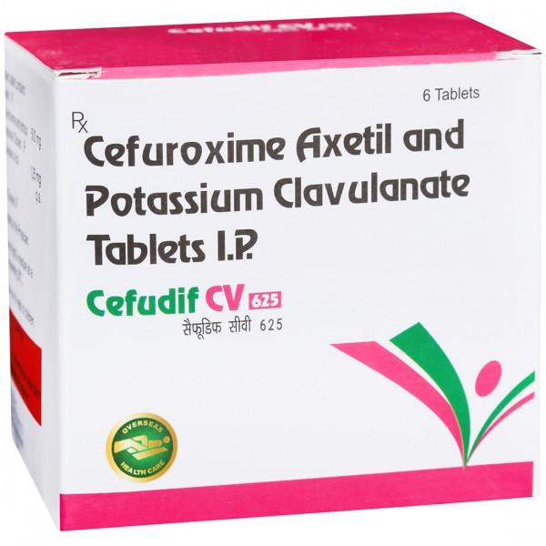 Cefudif CV 625 mg Tablet (6 Tab)