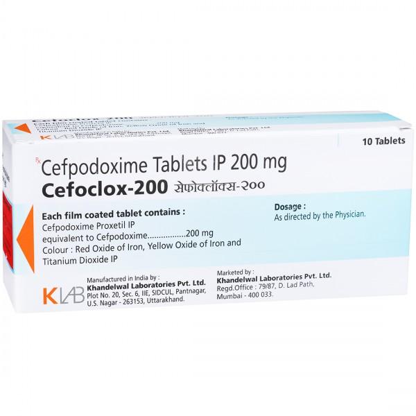 Cefoclox 200 mg Tablet (10 Tab)