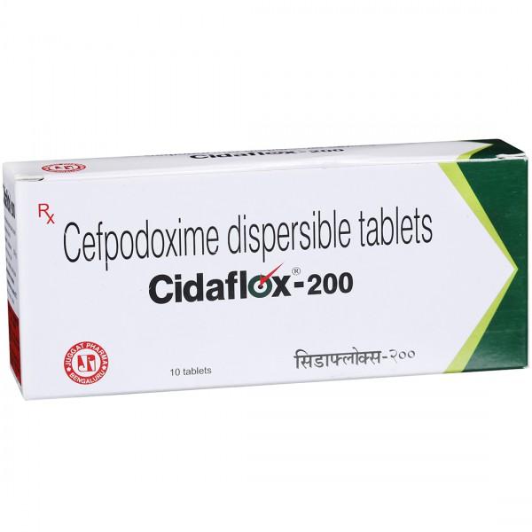 Cidaflox 200 mg Tablet (10 Tab)