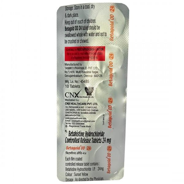 Betagold OD 24 mg Tablet (10 Tab)