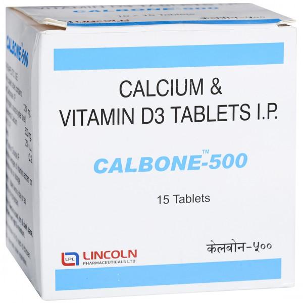 Calbone 500 mg Tablet (15 Tab)