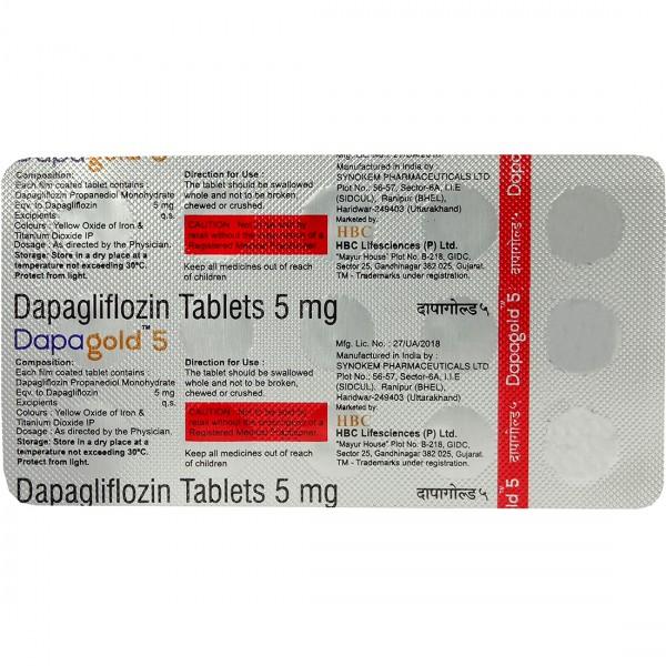 Dapagold 5 mg Tablet (15 Tab)
