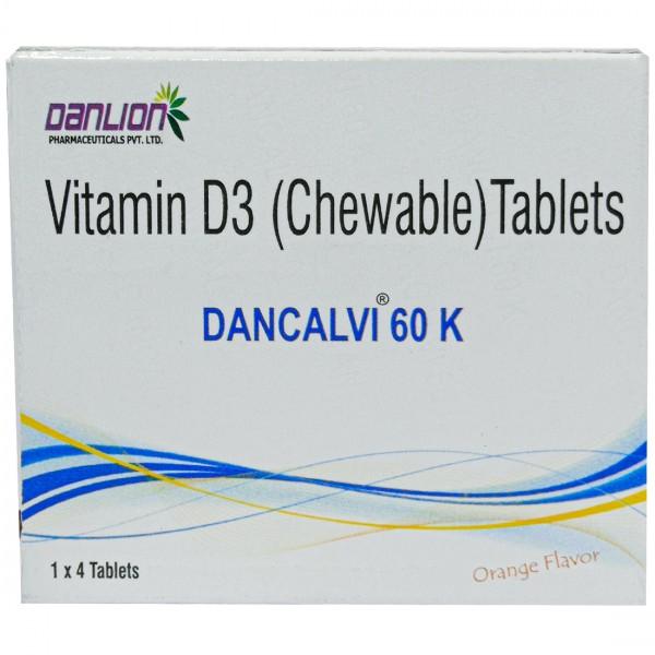 Dancalvi (Orange Flavour) 60 K Chewable Tablet (4 Tab)