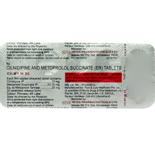 Cilny M 25 mg Tablet (10 Tab)