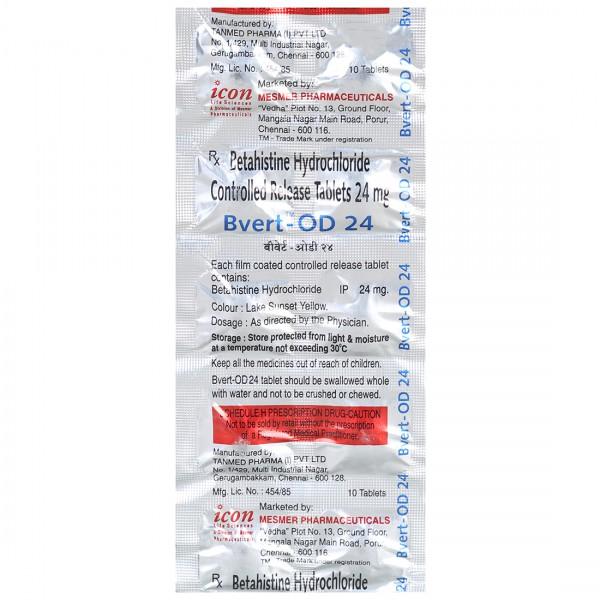 Bvert OD 24 mg Tablet (10 Tab)