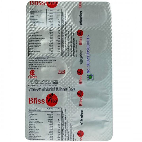 Bliss Vita 10 Tablets