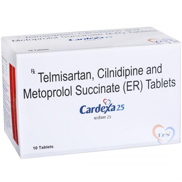Cardexa 25 mg Tablet (10 Tab)