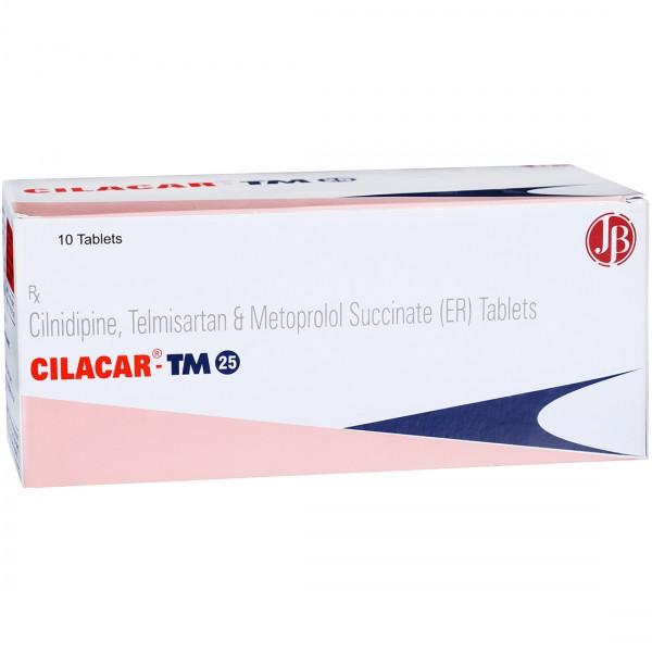Cilacar TM 25 mg Tablet (10 Tab)