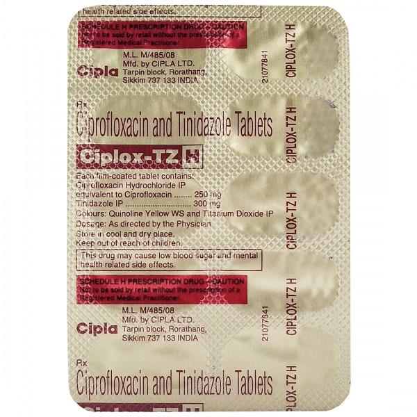 Ciplox TZ H Tablet (10 Tab)