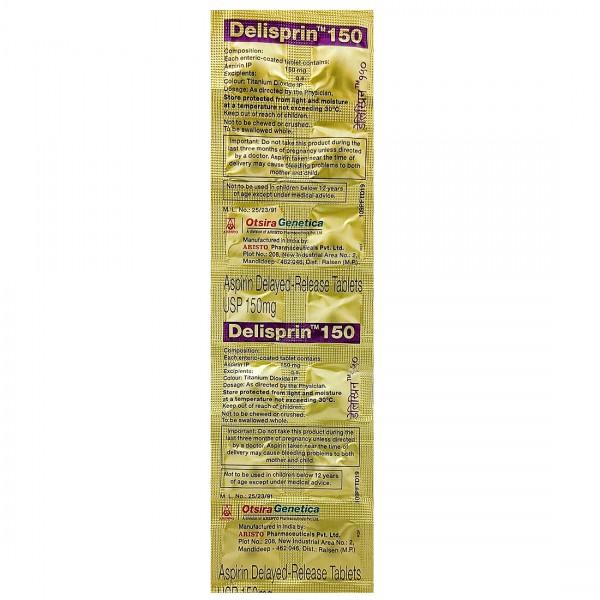 Delisprin 150 mg Tablet (14 Tab)