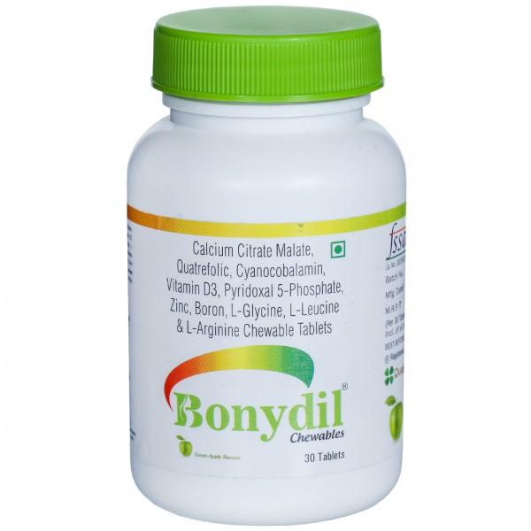Bonydil (Green Apple Flavour) 30 Chewable Tablets