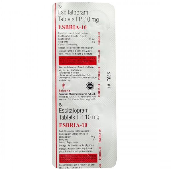Esbria 10 mg Tablet (10 Tab)