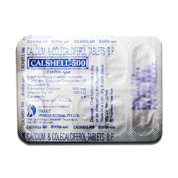 Calshell 500 mg Tablet (10 Tab)