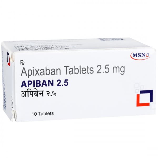 Apiban 2.5 mg Tablet (10 Tab)