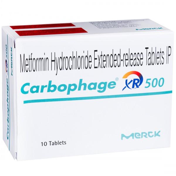Carbophage XR 500 mg Tablet (10 Tab)
