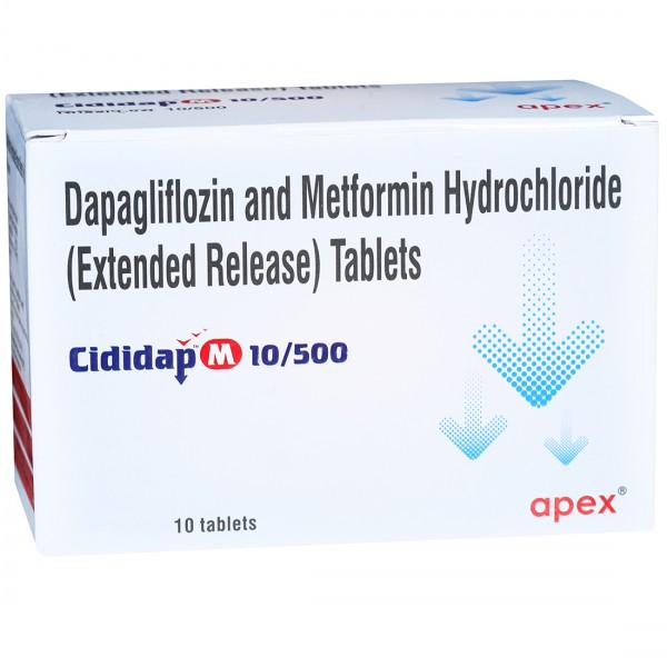 Cididap M 10/500 mg Tablet (10 Tab)