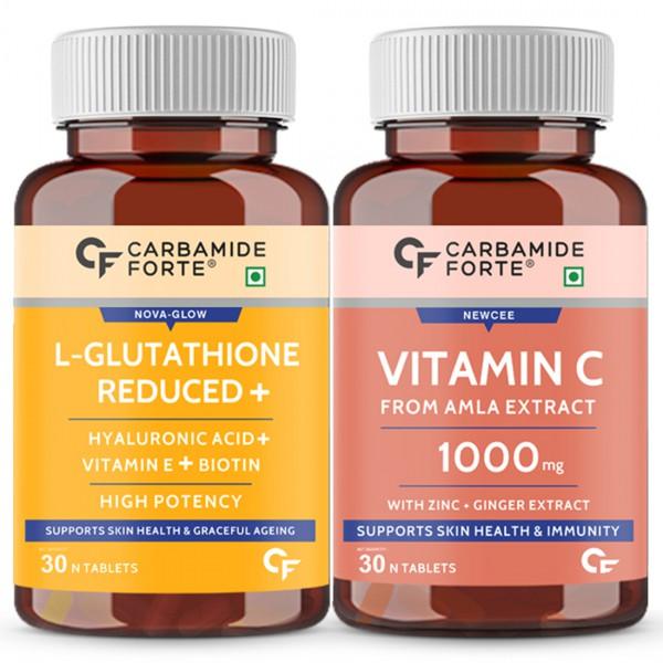 Carbamide Forte Nova Glow + Newcee 30 + 30 Tablets