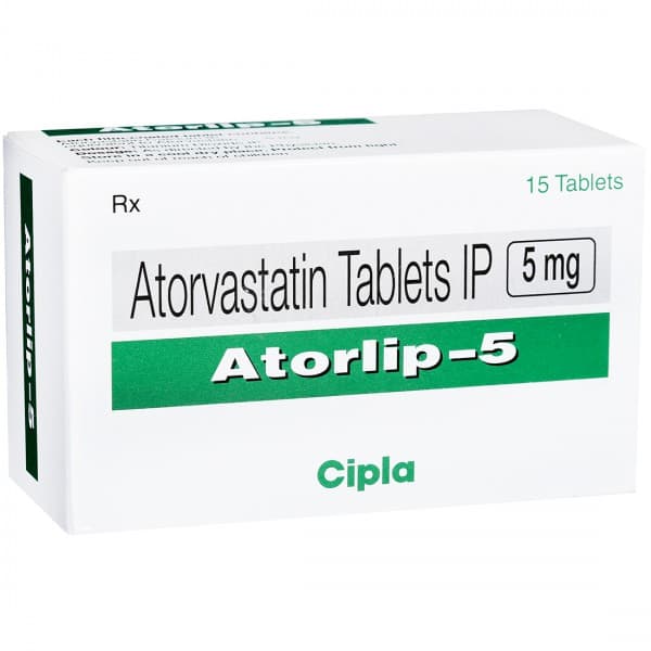 Atorlip 5 mg Tablet (15 Tab)