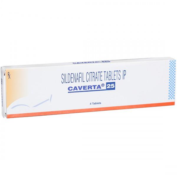 Caverta 25 mg Tablet (4 Tab)