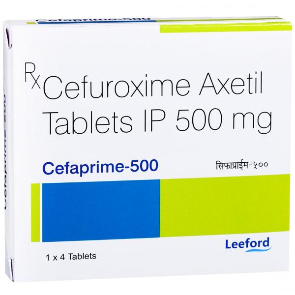 Cefaprime 500 mg Tablet (4 Tab)