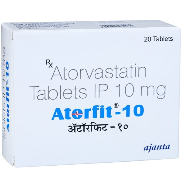 Atorfit 10 mg Tablet (20 Tab)