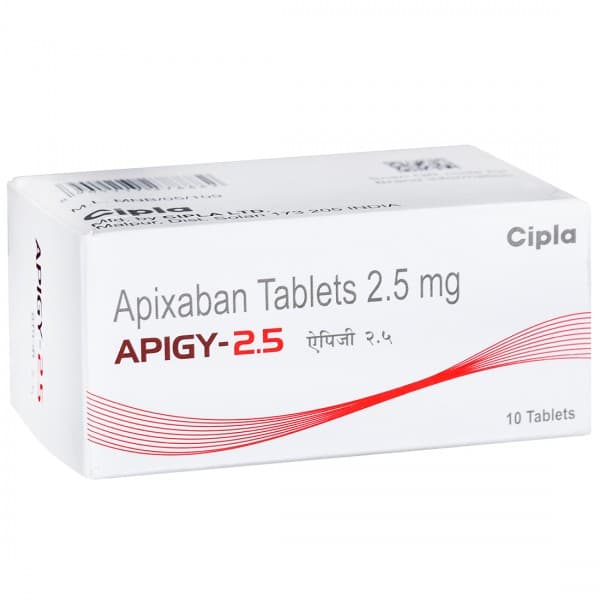 Apigy 2.5 mg Tablet (10 Tab)